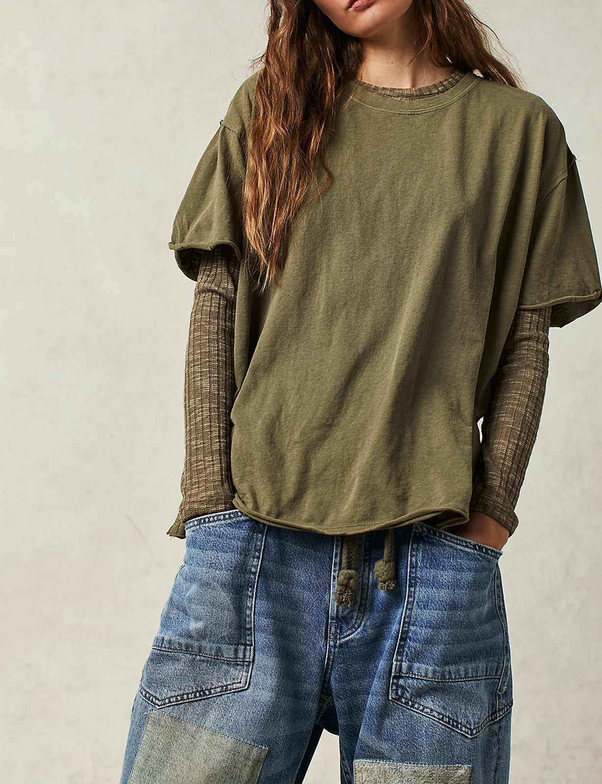 Women's Oversized T Shirts Casual Short Sleeve Shirts Loose Crewneck Drop Shoulder Pullover Tops Tees